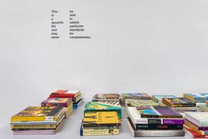 [Heman Chong][0], _The Library of Unread Books_ (2016–ongoing). International Plaza, Singapore Biennale 2022: _Natasha_ (16 October 2022–19 March 2023). Courtesy Singapore Art Museum.


[0]: https://ocula.com/artists/heman-chong/